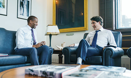 {Greg Fergus appointed Parliamentary Secretary and sworn into the Privy Council }