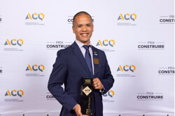 Shawn Côté, un lauréat de la Soirée des prix Construire 2022 de l’ACQ