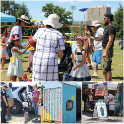  Les activités de la journée de la diversité culturelle au parc Moussette le 14 août. Photo : Sonia Roy