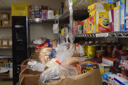 Un aperçu du garde-manger du Centre alimentaire Aylmer, situé au 67 rue du Couvent. Photo: Olivier Pilon
