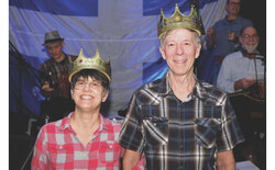La reine Julie Marleau et le roi Richard Bastien. Photo : Christian Rochefort
