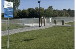 After four long years of delays, construction and negotiations, Limbour’s Canine Companions have officially opened their canine exercise area within the Lamarche Park at 33 Stéphane St. Photo: Djeneba Dosso