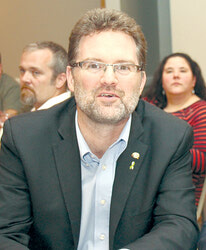Le maire Maxime Pedneaud-Jobin 
Photo: Bulletin Archives, Patricia Cassidy